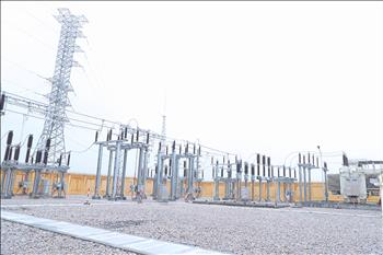 EVNNPC gắn biển công trình Trạm biến áp 110kV Hưng Hà 2