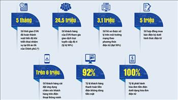 EVN hoàn thành 100% các nhiệm vụ chuyển đổi số trong lĩnh vực kinh doanh, dịch vụ khách hàng