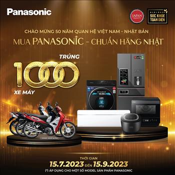 Mua Panasonic - Trúng xe máy