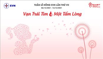 Bộ nhận diện Tuần lễ hồng EVN lần thứ VII