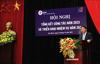 Công ty Thủy điện Hòa Bình tổng kết công tác năm 2023, triển khai nhiệm vụ năm 2024 