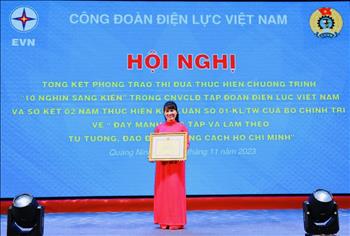 Chuyên viên chính Nguyễn Thị Thúy và những sáng kiến làm lợi hàng chục tỷ đồng