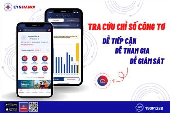 Tra cứu chỉ số công tơ điện: Dễ tham gia, dễ giám sát