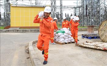 EVN khẩn trương, nghiêm túc triển khai các nhiệm vụ ứng phó cơn bão đầu tiên của năm 2023 (Talim)