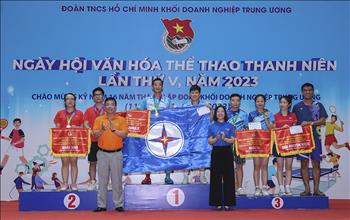 Đoàn thanh niên EVN đạt giải cao tại Ngày hội văn hóa thể thao thanh niên Khối Doanh nghiệp Trung ương lần thứ V