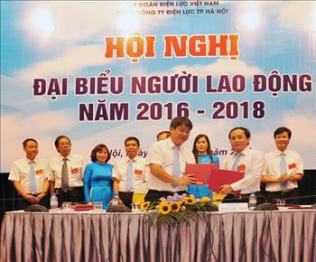 EVNHANOI tổ chức Hội nghị đại biểu người lao động năm 2016