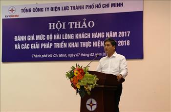 Phần lớn khách hàng hài lòng với dịch vụ của EVNHCMC