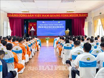 PC Hải Phòng phát động Tháng công nhân, hưởng ứng Tháng hành động về an toàn vệ sinh lao động năm 2024