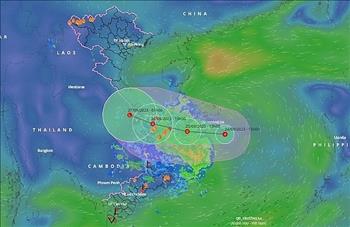 Công điện số 11/CĐ-QG hồi 18 giờ 00 ngày 24/9/2023 về ứng phó với áp thấp nhiệt đới