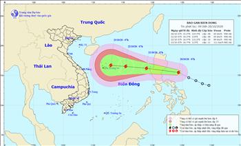 Tin bão gần Biển Đông (Cơn bão Saudel)