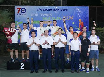 Bế mạc giải Tennis EVN- Cup mùa Xuân lần thứ 2 năm 2024