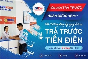 Chiết khấu giá trị tương đương hơn 3 tháng tiền điện khi đăng ký trả trước qua ECPay