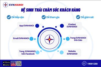 EVNHANOI tích cực ứng dụng công nghệ thông tin đáp ứng nhu cầu dịch vụ điện