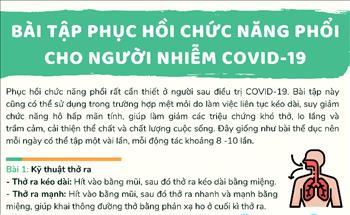 Bài tập phục hồi chức năng phổi cho người nhiễm COVID-19