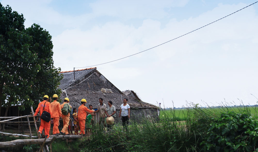 các hộ dân, đồng bào Khmer, điện lưới quốc gia, tỉnh Trà Vinh